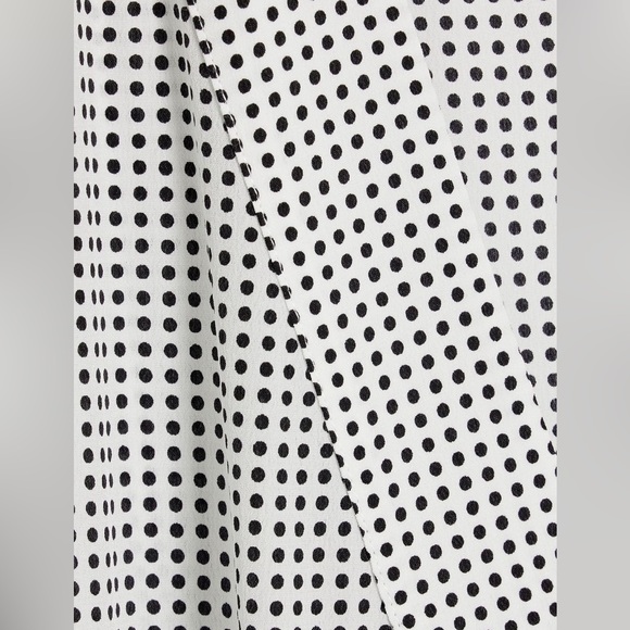 💕💕EQUIPMENT Maovesa polka-dot silk crepe de chine midi wrap dress size L💕💕 - Picture 7 of 9